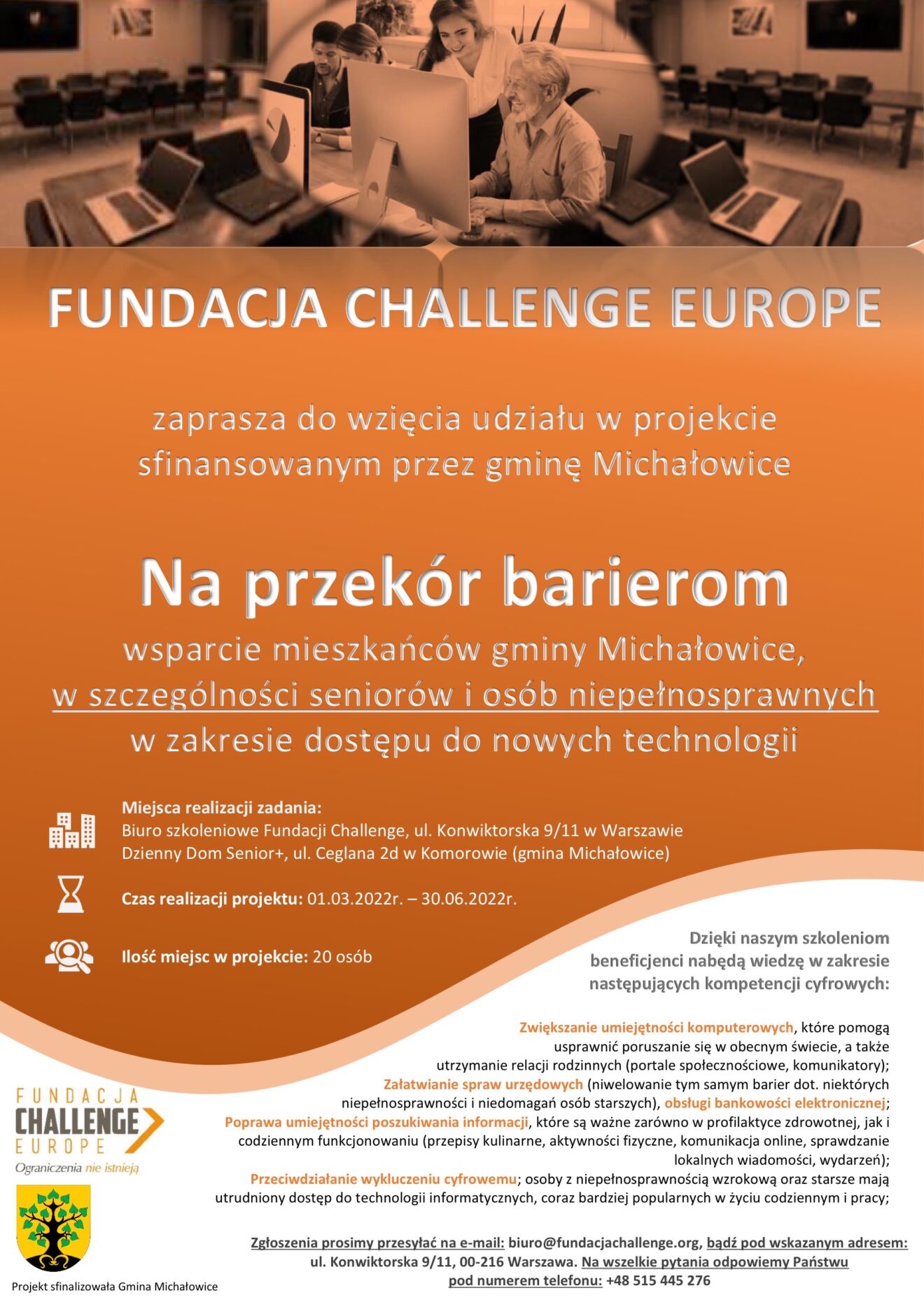 Plakat Projektu Na przekór barierom